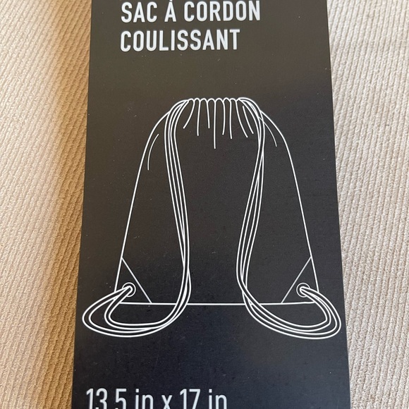 Horror Halloween White Drawstring Backpack Michael Myers 13.5 x 17 NEW - Picture 4 of 5